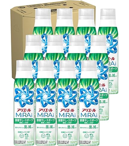 Amazon | アリエール 洗濯洗剤 MiRAi 超濃縮コンパクト洗剤* エリそで